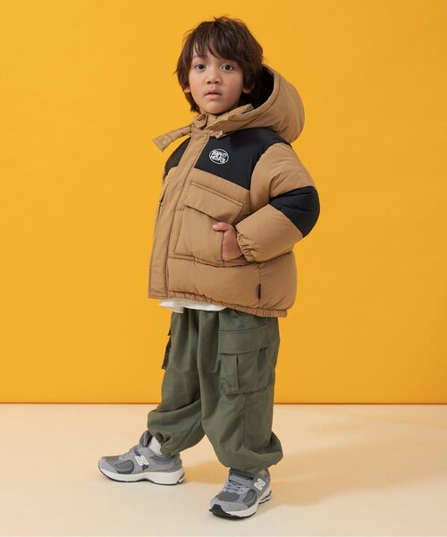 BREEZE(ブリーズ)の「【あったか】裏起毛フリースライナーパンツ(カーゴパンツ・キッズ・レインボー/カーキ・110/90/100/120/130/140/150)」の7枚目の写真