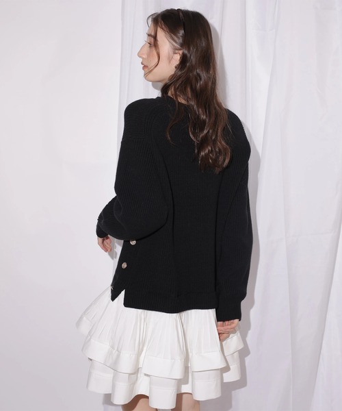 Rirandture（リランドチュール）の「ティアードドッキングチュニックワンピース（ワンピース・レディース・ホワイト/グレイッシュベージュ/ブラック・1/2）」の17枚目の写真