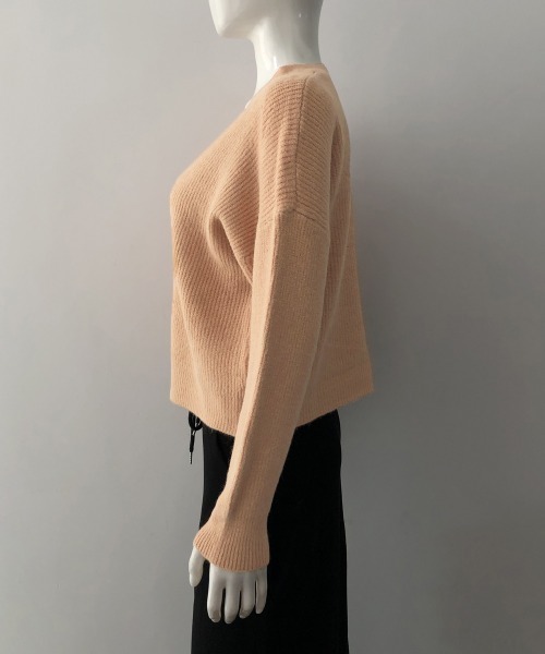 Miniministore(ミニミニストア)の「ニットカーディガン Vネック 長袖秋冬服(ニット/セーター・レディース・グリーン/コーラル/アイボリー/ブルー・FREE)」の12枚目の写真