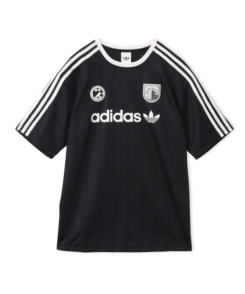 adidas(アディダス)の「adidas SSL JERSEY / アディダス SSL ジャージー(Tシャツ/カットソー・レディース・ブラック・S/M/L)」の1枚目の写真