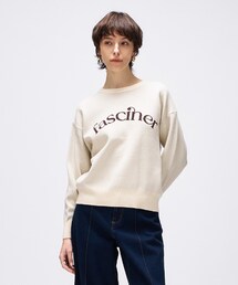 cloenc | 【手洗い可】ロゴニットプルオーバー(ニット/セーター)