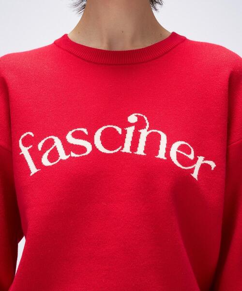 cloenc(クロエンス)の「【手洗い可】ロゴニットプルオーバー(ニット/セーター・レディース・ネイビー系4/ホワイト系7/ワイン系1・02)」の15枚目の写真