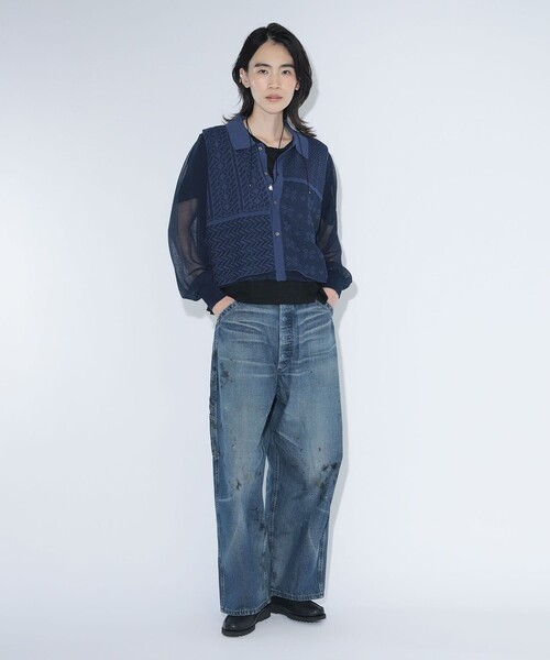 maturely（マチュアリー）の「【別注】Lee × maturely / ヴィンテージ ペインター パンツ（デニムパンツ・レディース・インディゴブルー・XS/S）」の4枚目の写真