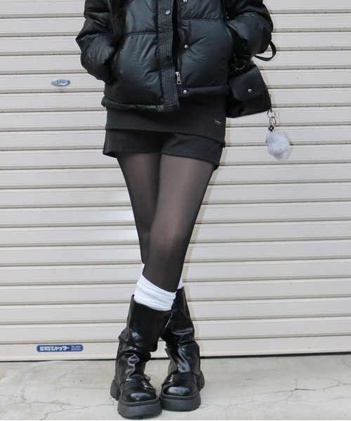 Vini(ヴィニ)の「ミニ丈 スカート見え ショートパンツ(その他パンツ・レディース・ダークグレー・MEDIUM)」の8枚目の写真