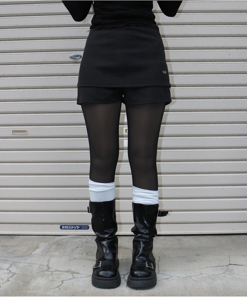 Vini(ヴィニ)の「ミニ丈 スカート見え ショートパンツ(その他パンツ・レディース・ダークグレー・MEDIUM)」の6枚目の写真