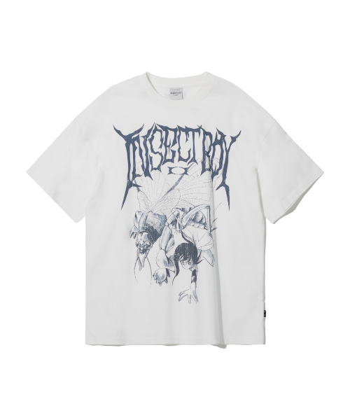 CRITIC（クリティック）の「昆虫少年 オリジナルイラストTシャツ ホワイト（Tシャツ/カットソー・レディース・その他・MEDIUM/LARGE/X-LARGE）」の2枚目の写真