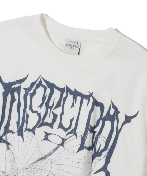 CRITIC（クリティック）の「昆虫少年 オリジナルイラストTシャツ ホワイト（Tシャツ/カットソー・レディース・その他・MEDIUM/LARGE/X-LARGE）」の4枚目の写真