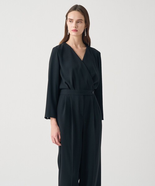 ANAYI（アナイ）の「【Eternal Line 2026】トリアセジョーゼットオールインワン（つなぎ/オールインワン・レディース・ブラック/ネイビー・36/38）」の7枚目の写真