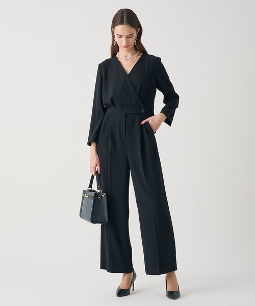 ANAYI（アナイ）の「【Eternal Line 2026】トリアセジョーゼットオールインワン（つなぎ/オールインワン・レディース・ブラック/ネイビー・36/38）」の8枚目の写真