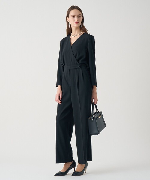 ANAYI（アナイ）の「【Eternal Line 2026】トリアセジョーゼットオールインワン（つなぎ/オールインワン・レディース・ブラック/ネイビー・36/38）」の9枚目の写真