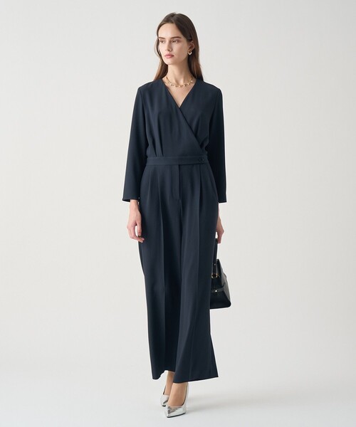 ANAYI（アナイ）の「【Eternal Line 2026】トリアセジョーゼットオールインワン（つなぎ/オールインワン・レディース・ブラック/ネイビー・36/38）」の10枚目の写真