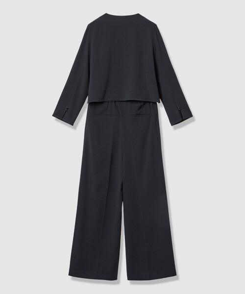 ANAYI（アナイ）の「【Eternal Line 2026】トリアセジョーゼットオールインワン（つなぎ/オールインワン・レディース・ブラック/ネイビー・36/38）」の12枚目の写真