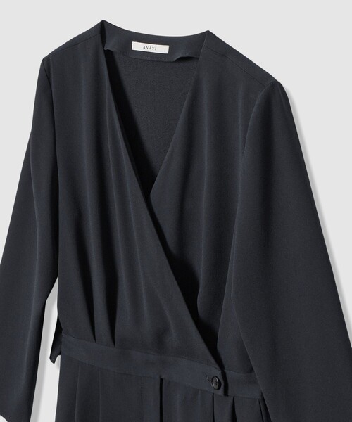 ANAYI（アナイ）の「【Eternal Line 2026】トリアセジョーゼットオールインワン（つなぎ/オールインワン・レディース・ブラック/ネイビー・36/38）」の13枚目の写真