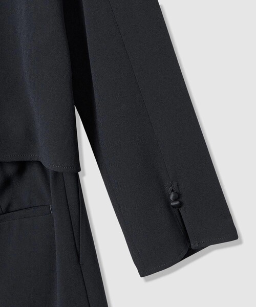 ANAYI（アナイ）の「【Eternal Line 2026】トリアセジョーゼットオールインワン（つなぎ/オールインワン・レディース・ブラック/ネイビー・36/38）」の15枚目の写真