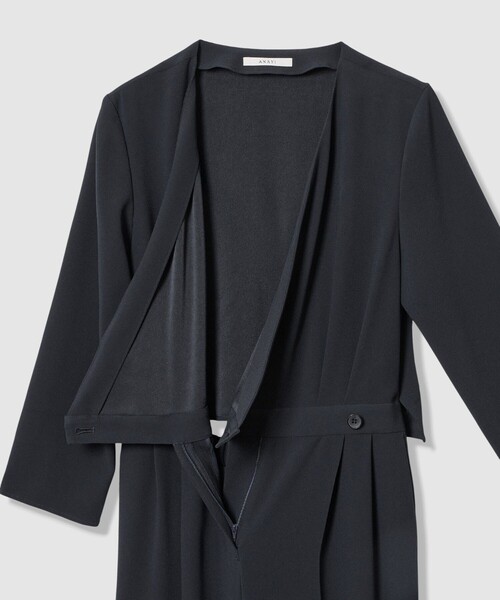 ANAYI（アナイ）の「【Eternal Line 2026】トリアセジョーゼットオールインワン（つなぎ/オールインワン・レディース・ブラック/ネイビー・36/38）」の20枚目の写真