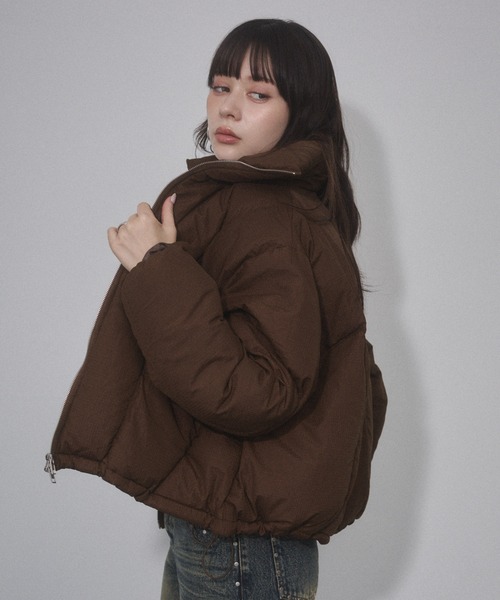 セール】リップファイバースタンドショートジャケット（ダウン