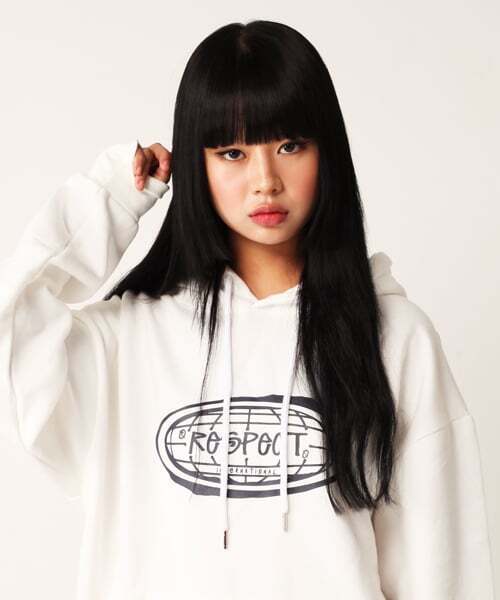 RESPECT(リスペクト)の「スクリプトロゴリスペクトフードパーカー(ホワイト)(パーカー・レディース・その他・LARGE/MEDIUM/X-LARGE)」の1枚目の写真
