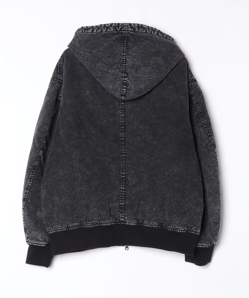 FAT(エフエイティー)の「FADETROIT(パーカー・メンズ・オリーブ/ブラック・FAT(XL)/SKINNY(L)/TITCH(M)/JUMBO(XXL))」の3枚目の写真