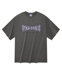 ヴィンテージワイドロゴ半袖Tシャツグレー
