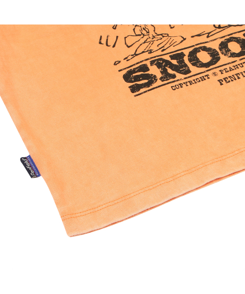 PENFIELD（ペンフィールド）の「[P x PEANUTS] RINGER CROP TS ORANGE_FQ2KT781（Tシャツ/カットソー・レディース・オレンジ・SMALL）」の8枚目の写真