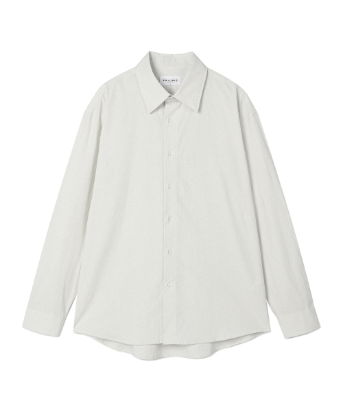 PRAIRIE(KR)(プレーリー)の「コンフォートシャドーストライプシャツ (アイボリー)(シャツ/ブラウス・メンズ・アイボリー・MEDIUM/LARGE)」の5枚目の写真