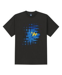 RADINEO（ラディネオ）の「ウェーブフラワー半袖Tシャツブラック（Tシャツ/カットソー）」