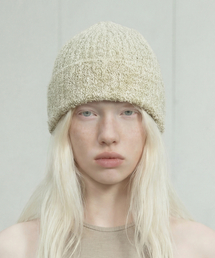 UNDERCONTROL STUDIO（アンダーコントロールスタジオ）の「コットン夏ビーニー STICK RIB BEANIE / POP COTTON / メランジオリーブ（ニットキャップ/ビーニー）」