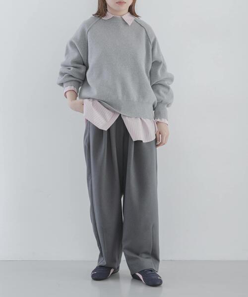 URBAN RESEARCH Sonny Label(アーバンリサーチサニーレーベル)の「『UR TECH SMOOTHLUXE』イージーワイドコクーンパンツ(その他パンツ・レディース・グレー/ホワイト系その他・36/38)」の19枚目の写真