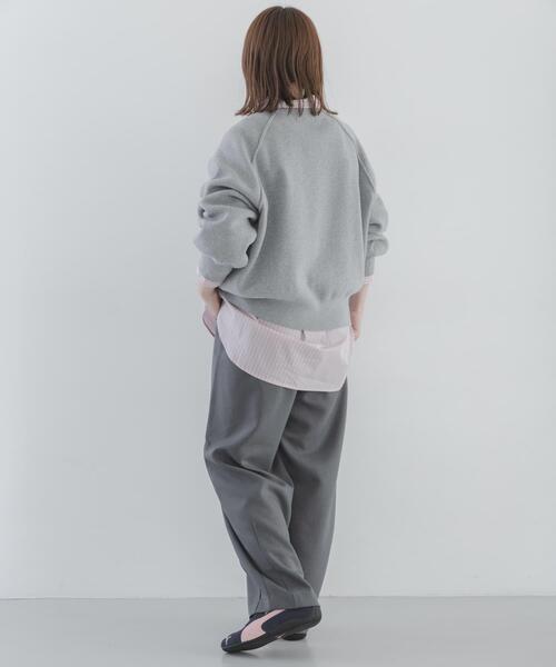 URBAN RESEARCH Sonny Label(アーバンリサーチサニーレーベル)の「『UR TECH SMOOTHLUXE』イージーワイドコクーンパンツ(その他パンツ・レディース・グレー/ホワイト系その他・36/38)」の21枚目の写真