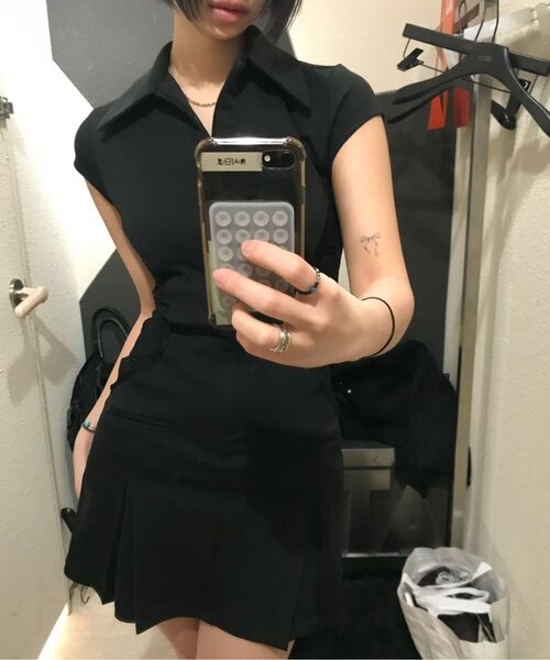 COVETT(コベット)の「オートマチックバイカージャケット(ライダースジャケット・レディース・ブラック・SMALL/MEDIUM)」の8枚目の写真