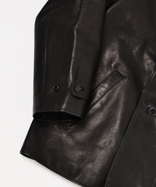 L`etiquette × EDIFICE】Le Corbusier レザー ジャケット（ライダース