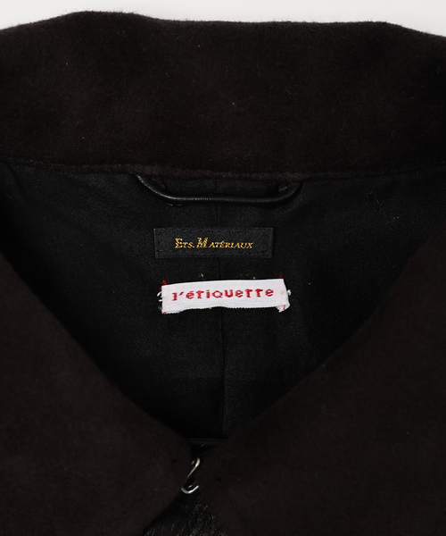 Ets.MATERIAUX(マテリオ)の「【L`etiquette × EDIFICE】Le Corbusier レザー ジャケット(ライダースジャケット・メンズ・ブラック・LARGE/MEDIUM)」の7枚目の写真