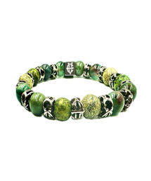 EIGHTVOLUME（エイトボリューム）の「EV Eight Volume Emblem Bead Bracelet (Green)（ブレスレット）」