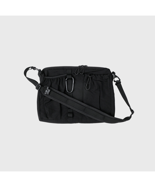 MMOGARDEN(エメモガーデン)の「mmo cross bag nylon slub (3colors)(メッセンジャーバッグ・レディース・ブラック/カーキ/グレイッシュベージュ・FREE)」の2枚目の写真