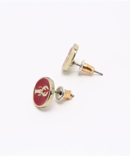 OUTLET（アウトレット）の「【ear PAPILLONNER】直マリンP（ピアス（両耳用）・レディース・レッド/ネイビー・FREE）」の3枚目の写真