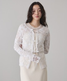 ADAM ET ROPE'（アダムエロペ）の「2WAYホールジャガードトップス（Tシャツ/カットソー）」