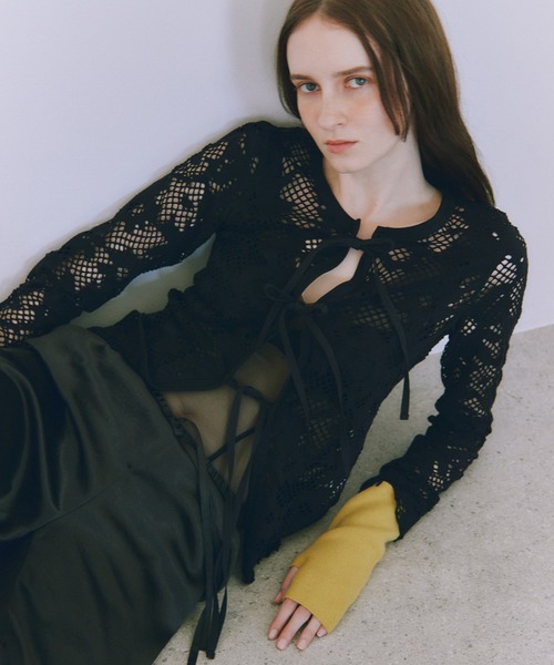 2WAYホールジャガードトップス（Tシャツ/カットソー）｜ADAM ET ROPE