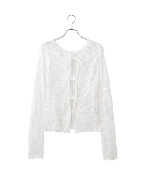 2WAYホールジャガードトップス（Tシャツ/カットソー）｜ADAM ET ROPE