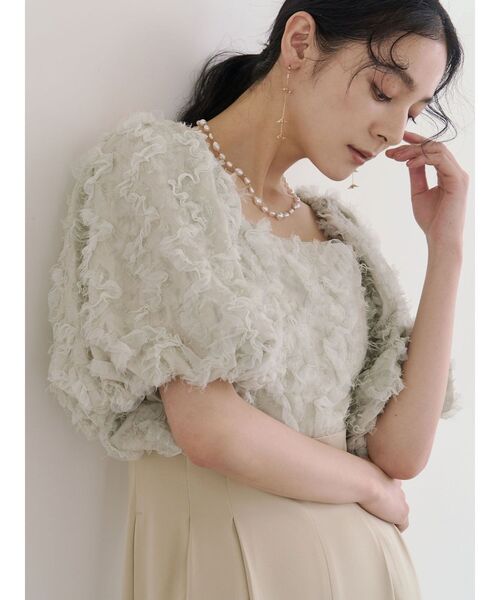 LAGUNAMOON（ラグナムーン）の「LADY2WAYショルダーパンツドレス（パンツドレス・レディース・ミント/ブラック・SMALL/MEDIUM）」の2枚目の写真