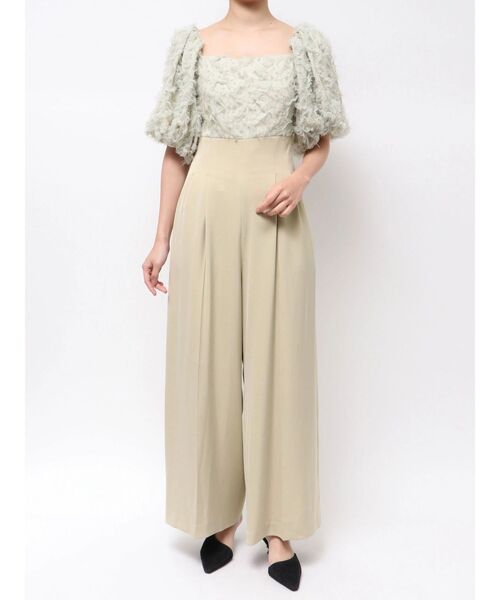 LAGUNAMOON（ラグナムーン）の「LADY2WAYショルダーパンツドレス（パンツドレス・レディース・ミント/ブラック・SMALL/MEDIUM）」の13枚目の写真