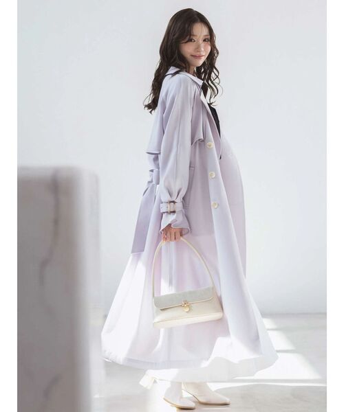 MERCURYDUO（マーキュリーデュオ）の「スエードハンドバッグ（ハンドバッグ・レディース・ブラウン/アイボリー・FREE）」の17枚目の写真