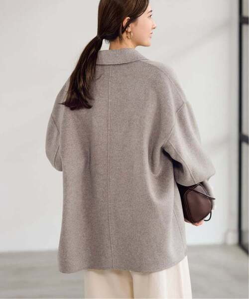 FRAMeWORK（フレームワーク）の「≪追加≫ハミルトンバルカラーミドルコート（ステンカラーコート・レディース・グレー・38/36）」の10枚目の写真