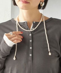 SHIPS | 淡水 バロック パール ラリエット ネックレス(ネックレス)