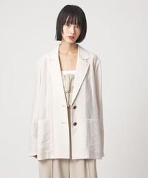 EMMEL REFINES | <EMMEL REFINES>EM ライトシアー テーラード ジャケット(テーラードジャケット)