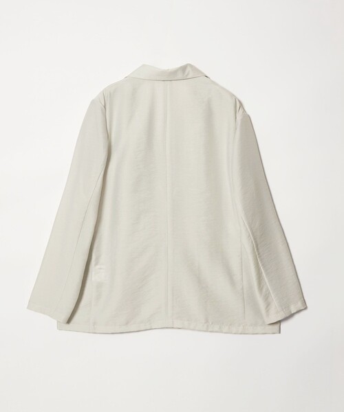 EMMEL REFINES（エメルリファインズ）の「＜EMMEL REFINES＞EM ライトシアー テーラード ジャケット（テーラードジャケット・レディース・ナチュラル/ライム・S/M）」の4枚目の写真