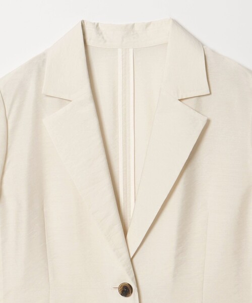 EMMEL REFINES（エメルリファインズ）の「＜EMMEL REFINES＞EM ライトシアー テーラード ジャケット（テーラードジャケット・レディース・ナチュラル/ライム・S/M）」の12枚目の写真