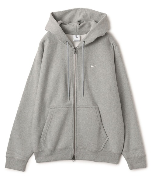 NIKE(ナイキ)の「NIKE AS M NL SOLO SWSH BB FZ HOODIE / ナイキ NL ソロ スウッシュ BB フルジップ フリース L/S フーディ 【SP】(パーカー・メンズ・グレー・S/M/L/XL/XXL)」の3枚目の写真
