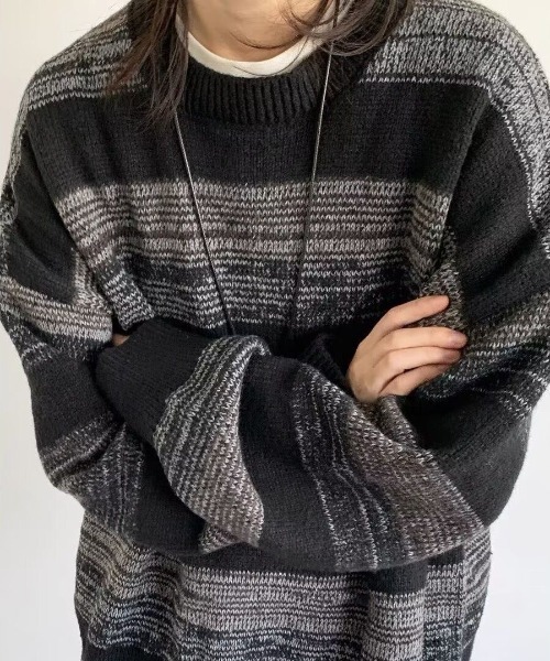 Винтаж‑трайп дамеджник: Vintagestyle playdamagin knit