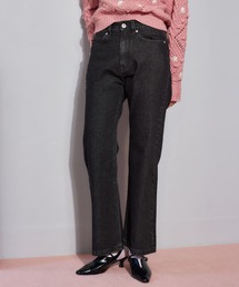 mysty woman | KUROKIセミワイドデニムパンツ 636697(デニムパンツ)