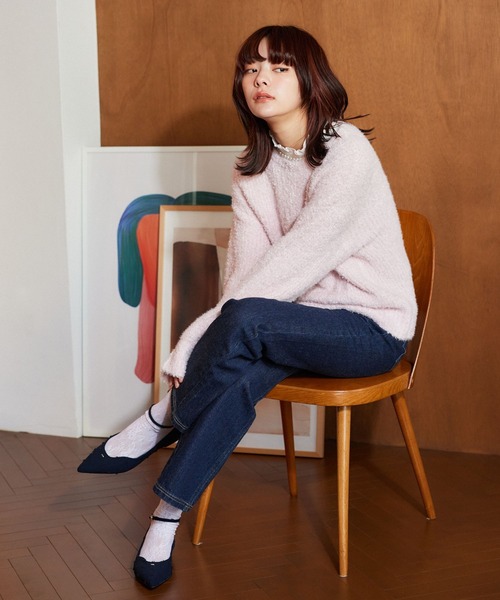 mysty woman(ミスティウーマン)の「KUROKIセミワイドデニムパンツ 636697(デニムパンツ・レディース・インディゴブルー/ブラック/ブルー・SMALL/MEDIUM)」の21枚目の写真